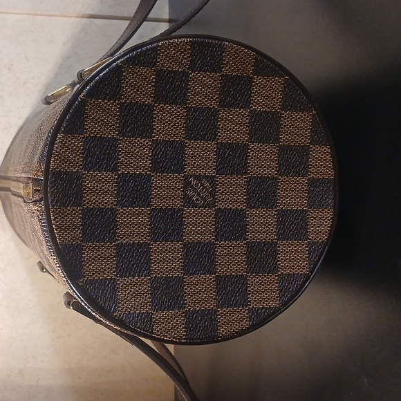 AUTHENTIC LOUIS VUITTON DAMIER PAPILLLON 30 HAND BAG PURSE N51303 LV0859J - Picture 7 of 16